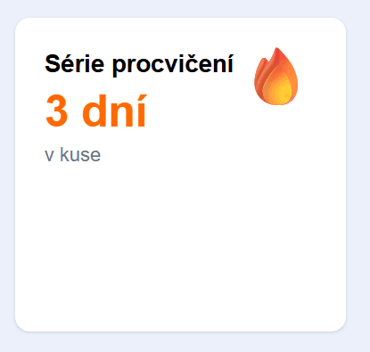 Série procvičení